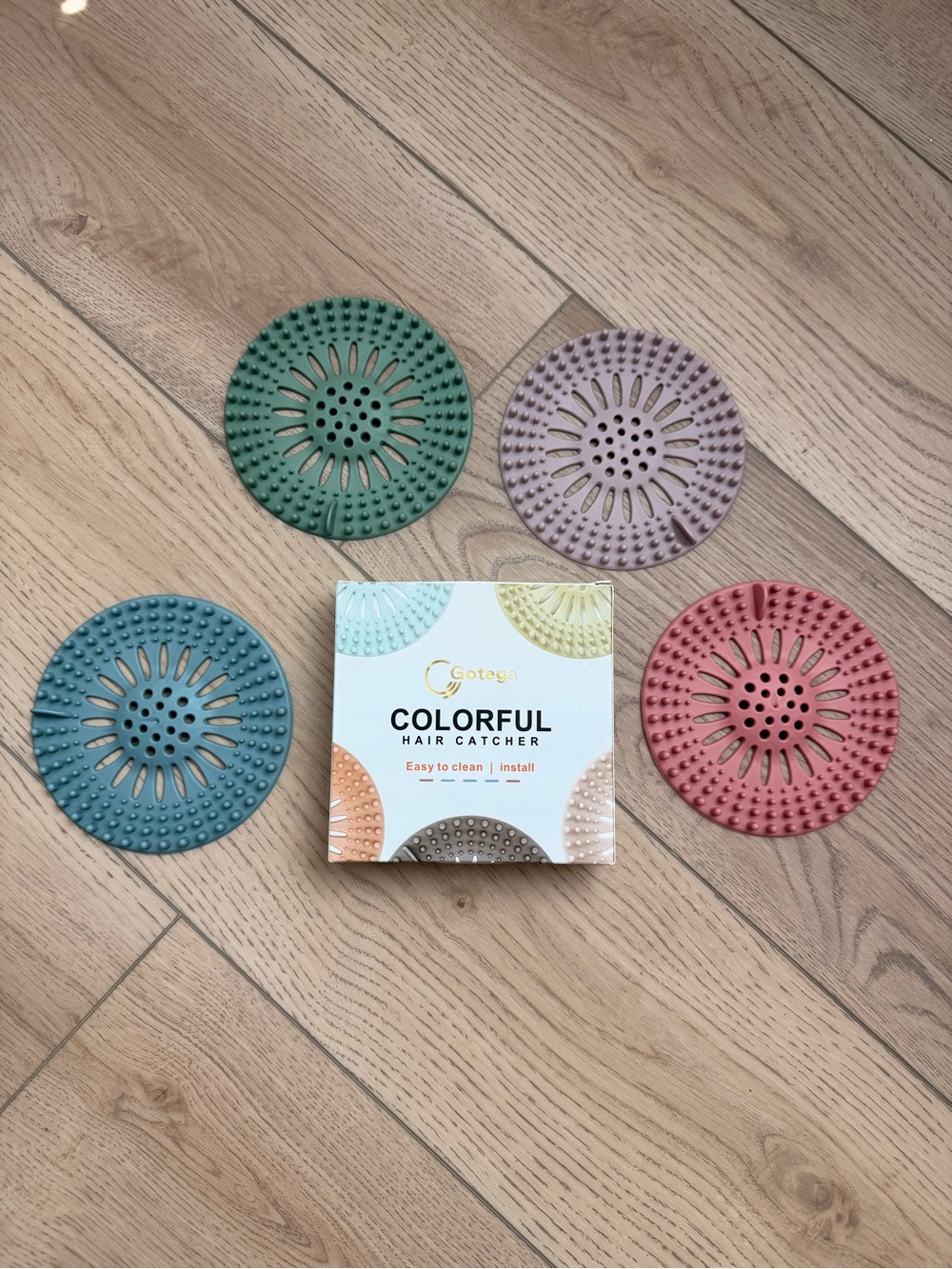 Hair Catchers for Shower/Tub/Sinks - Set of 4